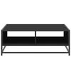 vidaXL Stolik kawowy, czarny, 80x80x30 cm, materiał drewnopochodny