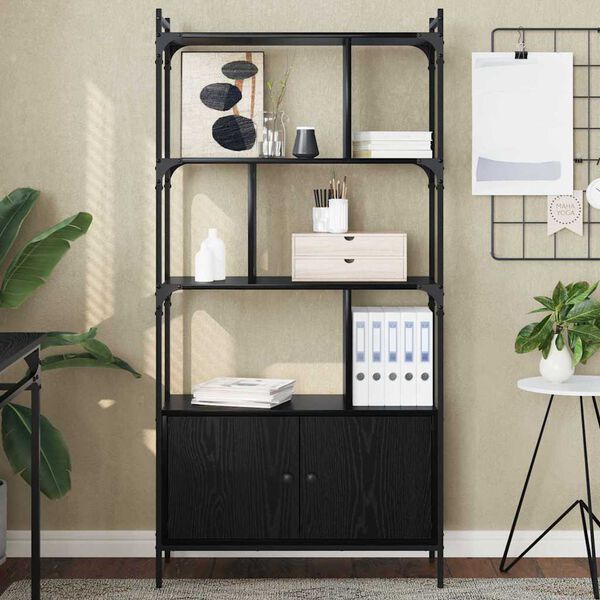 vidaXL P&oacute;łka na książki Materiał drewnopochodny