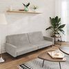 vidaXL 2-osobowa kanapa, jasnoszara, tapicerowana aksamitem