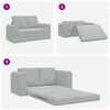 vidaXL Sofa Bed Jasnoszary 148 x 71 x 83 cm Aksamit
