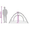 vidaXL Namiot turystyczny, 2-os., zielony, szybkie rozkładanie