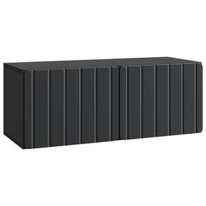 vidaXL Szafka RTV montowana na ścianie 78,5 x 31 x 30 cm Czarny