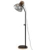 vidaXL Lampa stojąca, 25 W, srebro vintage, 30x30x100-150 cm, E27