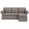 vidaXL Sofa Ciemnoszary