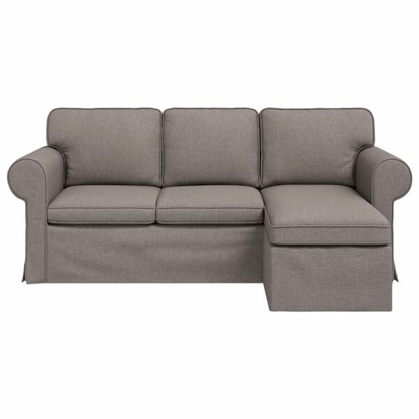 vidaXL Sofa Ciemnoszary