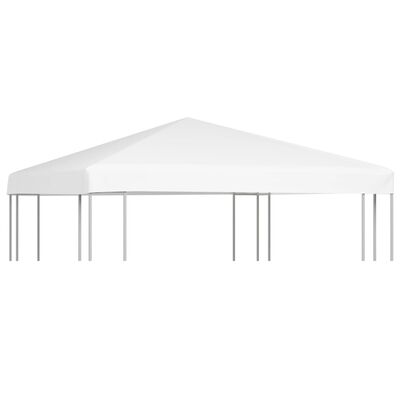 vidaXL Zadaszenie altany ogrodowej, 270 g/m², 3x3 m, białe