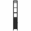 vidaXL Szafka na książki Czarny Dąb 60 x 24 x 161 cm