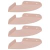 vidaXL P&oacute;łka wisząca z p&oacute;łką 4 pcs R&oacute;żowy 15 x 15 x 2 cm