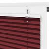 vidaXL Roleta plisowana Bordowy Czerwony 90x200 cm Szerokość tkaniny