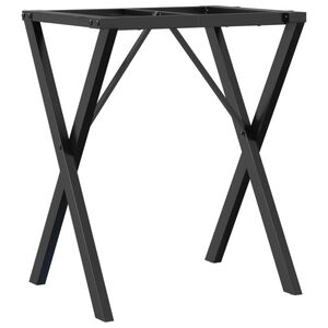 vidaXL Nogi do stołu, w kształcie litery X 60x40x73 cm, stal