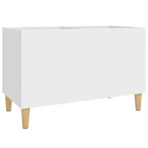 vidaXL Szafka na płyty, biała, 74,5x38x48 cm, materiał drewnopochodny