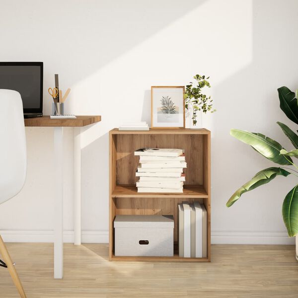 vidaXL Regał na książki, dąb artisian, 60x30x77 cm