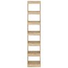 vidaXL Regał na książki/przegroda, dąb sonoma, 40x30x198 cm