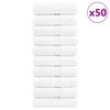 vidaXL Ręczniczki premium, SOLUND, 50 szt., białe, 15x21 cm, 600 g/m&sup2;