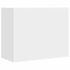 vidaXL Szafka wisząca, biała, 75x35x60 cm, materiał drewnopochodny