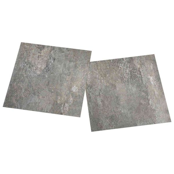 vidaXL Deski podłogowe 55 pcs Szary 5,11 m&sup2; PVC