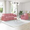 vidaXL Sofa 2 pcs R&oacute;żowy