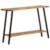 vidaXL Stolik konsolowy, 110x30x75 cm, lite drewno mango