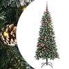 vidaXL Sztuczna choinka zielony 150 cm PVC, plastik i stal
