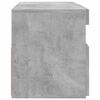 vidaXL Szafka pod TV z oświetleniem LED, szarość betonu, 60x35x40 cm