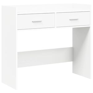 vidaXL Konsola Biały 90 x 35 x 80 cm Drewno inżynieryjne