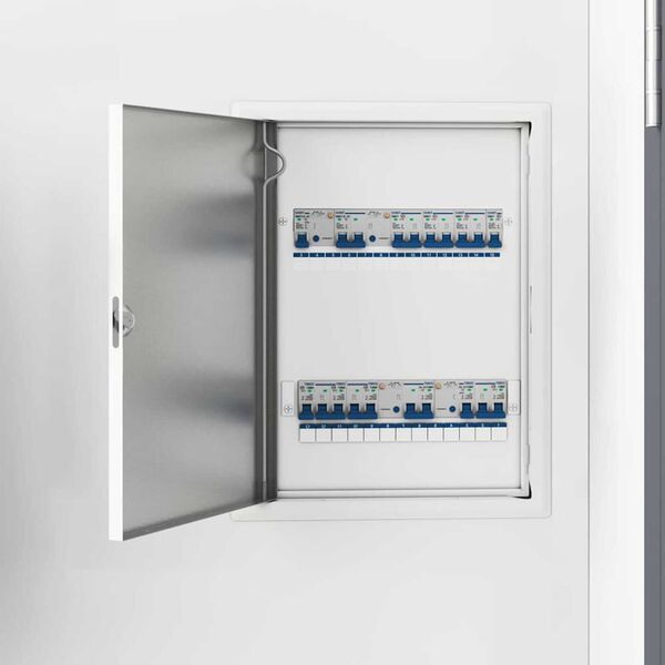 vidaXL Panel dostępu Biały 63 x 33 x 3 cm Stal