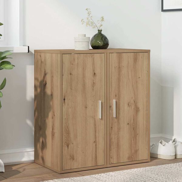 vidaXL Szafki na buty, 2 szt., dąb artisan, 32x35x70 cm