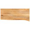 vidaXL Blat stołu z naturalną krawędzią, 80x40x2,5 cm, drewno mango