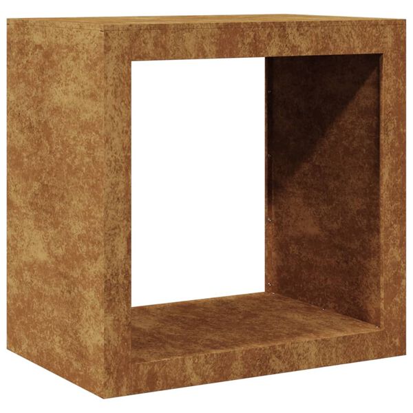 vidaXL Stojak na drewno opałowe 60x40x60 cm Stal kortenowska