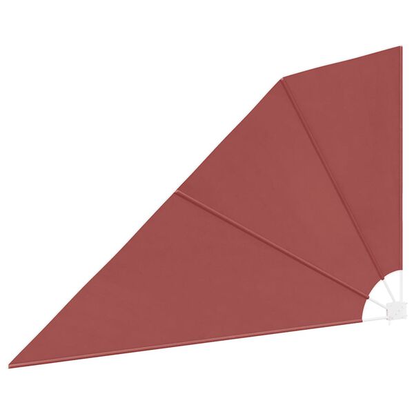 vidaXL Składany parawan balkonowy, terakota, 160x240 cm