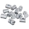 vidaXL Nakrętki Barrel 3462 szt. srebrny M6 x 13 mm Metal