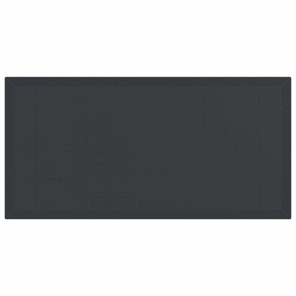 vidaXL Zestaw do jadalni w ogrodzie 7 pcs Antracyt polipropylen