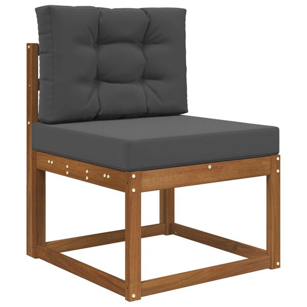 vidaXL Poduszka do sofy na zewnątrz 2 pcs Antracyt Poliester