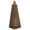Luxform Lighting Oświetlenie LED Pyramid, baterie, 45 cm, kolor miedzi