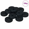 vidaXL odpowiedni do podkładki płaskiej 36000 szt. Czarny &empty;15 x 3 mm
