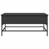 vidaXL Stolik kawowy, czarny 100x50x45 cm