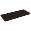 vidaXL Blat do łazienki, ciemnobrązowy, 140x60x(2-6) cm, lite drewno
