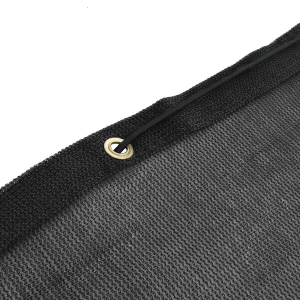 vidaXL Siatka na kontener, HDPE, 3x7 m, czarna