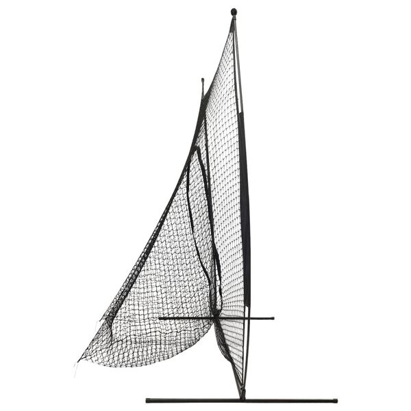 vidaXL Siatka do treningu baseballu/softballu, 241x106,5x216 cm, metal