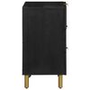 vidaXL Szafka nocna, czarna, 50x33x62 cm, materiał drewnopochodny