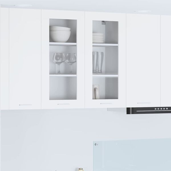 vidaXL Szafka wisząca Biały 80 x 31 x 80 cm Materiał drewnopochodny