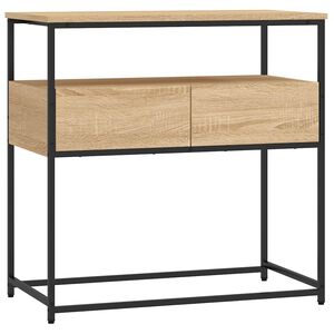 vidaXL Stolik konsolowy Sonoma Oak 75x40x75 cm Drewno konstrukcyjne