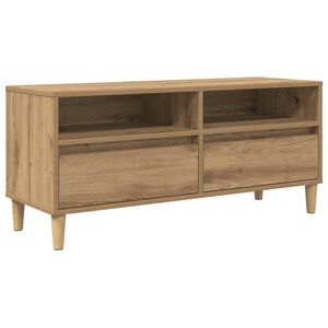 vidaXL Szafka pod telewizor 100 x 34,5 x 44,5 cm Dąb rzemieślniczy