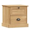 vidaXL Szafka nocna VIGO, 42x35x42 cm, lite drewno sosnowe