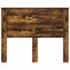 vidaXL Zagł&oacute;wek Dąb wędzony 120 cm Materiał drewnopochodny