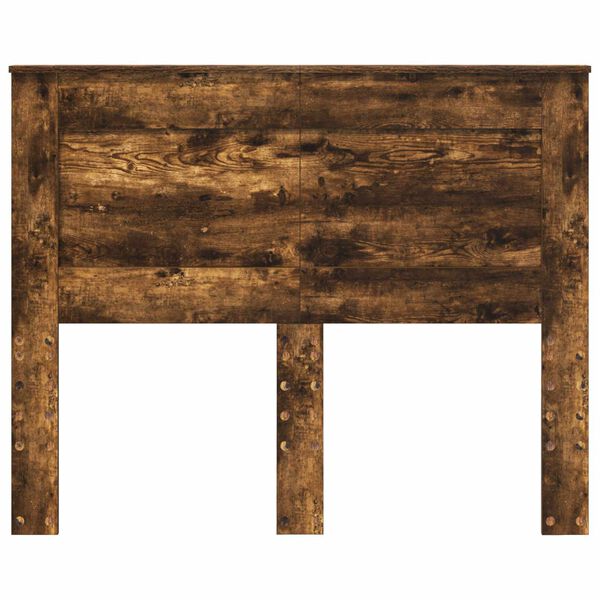 vidaXL Zagł&oacute;wek Dąb wędzony 120 cm Materiał drewnopochodny