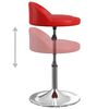 vidaXL Obrotowe krzesła stołowe, 2 szt, winna czerwień, sztuczna sk&oacute;ra