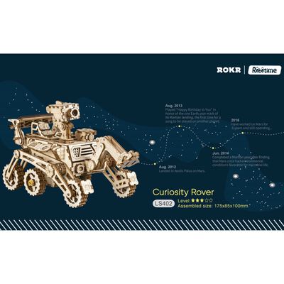 Robotime Solarny model samochodu Curiosity Rover