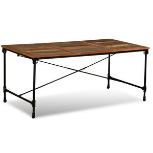 vidaXL St&oacute;ł jadalniany z litego drewna odzyskanego, 180 cm