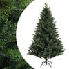 vidaXL Sztuczna choinka z zawiasami 120 cm PVC i Metal zielony